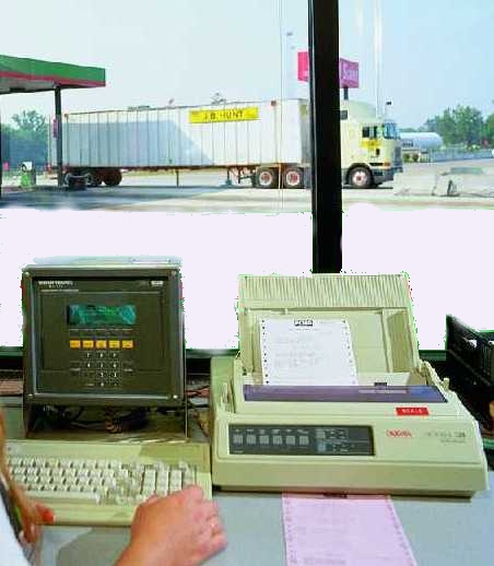 WI-130/1310 truck scale application